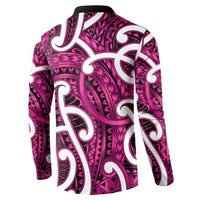 Aotearoa Maori Kowhaiwhai Button Sweatshirt Mawhero Puhoro and Patiki LT9 - Polynesian Pride