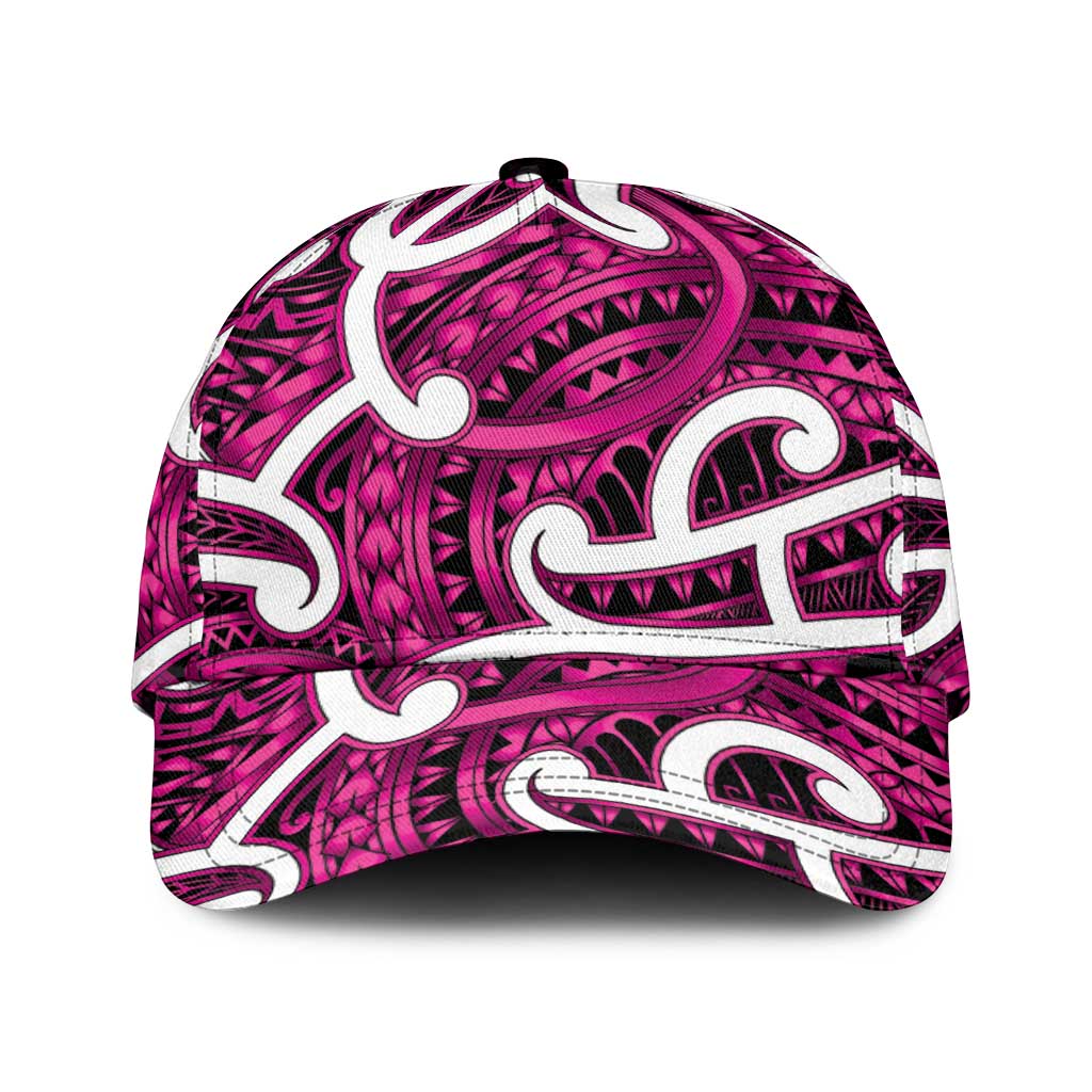Aotearoa Maori Kowhaiwhai Classic Cap Mawhero Puhoro and Patiki