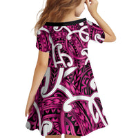 Aotearoa Maori Kowhaiwhai Family Matching Off Shoulder Maxi Dress and Hawaiian Shirt Mawhero Puhoro and Patiki