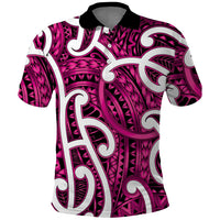 Aotearoa Maori Kowhaiwhai Polo Shirt Mawhero Puhoro and Patiki