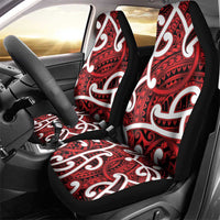Aotearoa Maori Kowhaiwhai Car Seat Cover Whero Puhoro and Patiki