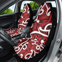 Aotearoa Maori Kowhaiwhai Car Seat Cover Whero Puhoro and Patiki