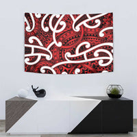Aotearoa Maori Kowhaiwhai Tapestry Whero Puhoro and Patiki