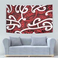 Aotearoa Maori Kowhaiwhai Tapestry Whero Puhoro and Patiki