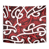 Aotearoa Maori Kowhaiwhai Tapestry Whero Puhoro and Patiki