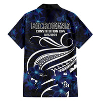 Micronesia Constitution Day Family Matching Summer Maxi Dress and Hawaiian Shirt Since 1979 with Polynesian Hibiscus Pattern LT9 - Polynesian Pride