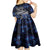 Micronesia Constitution Day Kid Short Sleeve Dress Since 1979 with Polynesian Hibiscus Pattern