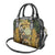 Wallis and Futuna Victory Day Shoulder Handbag Since 1945 with Polynesian Platinum Floral Tribal