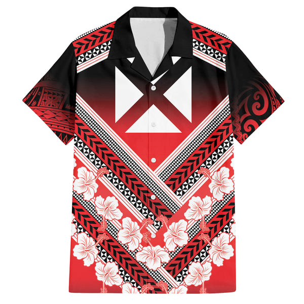 (Custom Personalised) Wallis And Futuna Hoodie Dress Plumeria Flowers With Blue Polynesian Pattern LT14