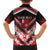 Personalised Wallis et Futuna Kid Hawaiian Shirt Hibiscus and Polynesian Tribal Tattoos