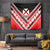 Personalised Wallis et Futuna Tapestry Hibiscus and Polynesian Tribal Tattoos