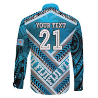 Custom Fiji Rugby Family Matching Off Shoulder Maxi Dress and Hawaiian Shirt Fijian Warrior With Polynesian Tribal Tattoos