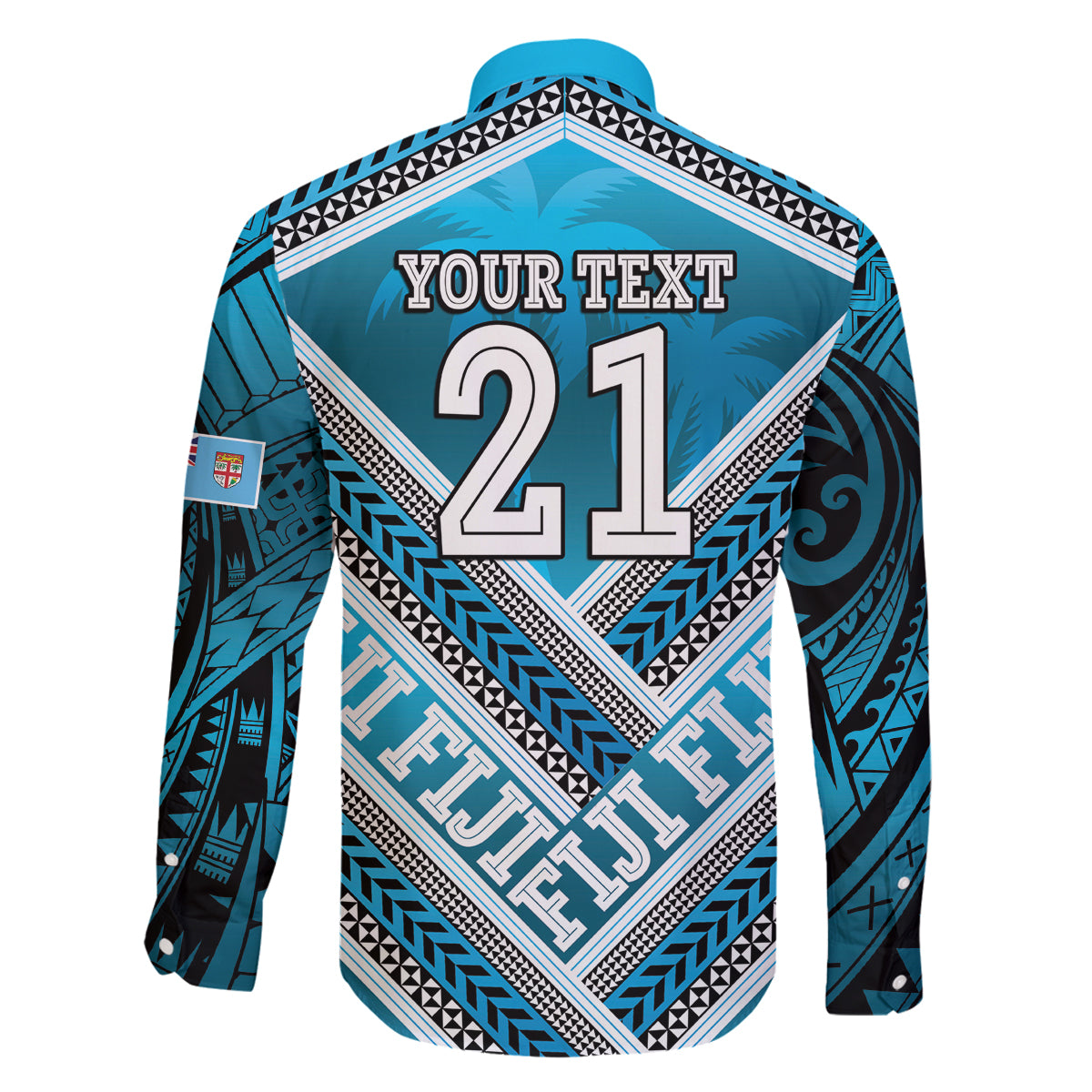 Custom Fiji Rugby Family Matching Puletasi and Hawaiian Shirt Fijian Warrior With Polynesian Tribal Tattoos