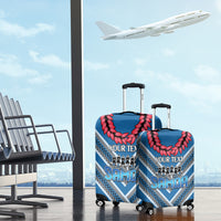 Custom Manuma Samoa Rugby Luggage Cover Ula fala Samoan Siva Tau Tribal LT9 - Polynesian Pride