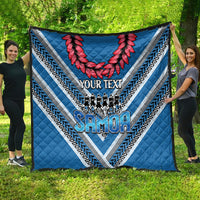 Custom Manuma Samoa Rugby Quilt Ula fala Samoan Siva Tau Tribal LT9 - Polynesian Pride