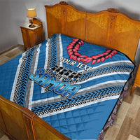 Custom Manuma Samoa Rugby Quilt Ula fala Samoan Siva Tau Tribal LT9 - Polynesian Pride