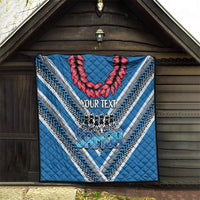 Custom Manuma Samoa Rugby Quilt Ula fala Samoan Siva Tau Tribal LT9 - Polynesian Pride