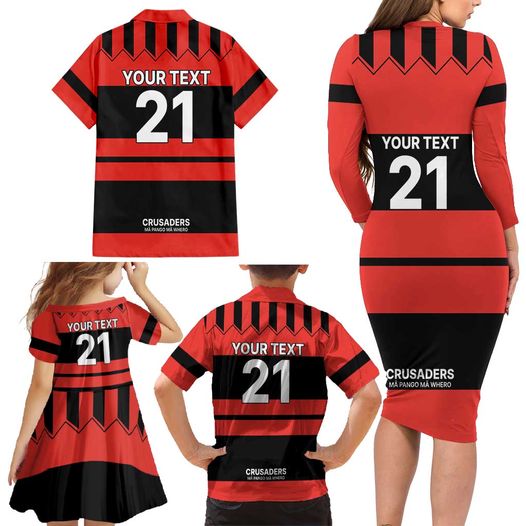 New Zealand Rugby Pacific Custom Family Matching Long Sleeve Bodycon Dress and Hawaiian Shirt Whatumoana Classic Retro 2025