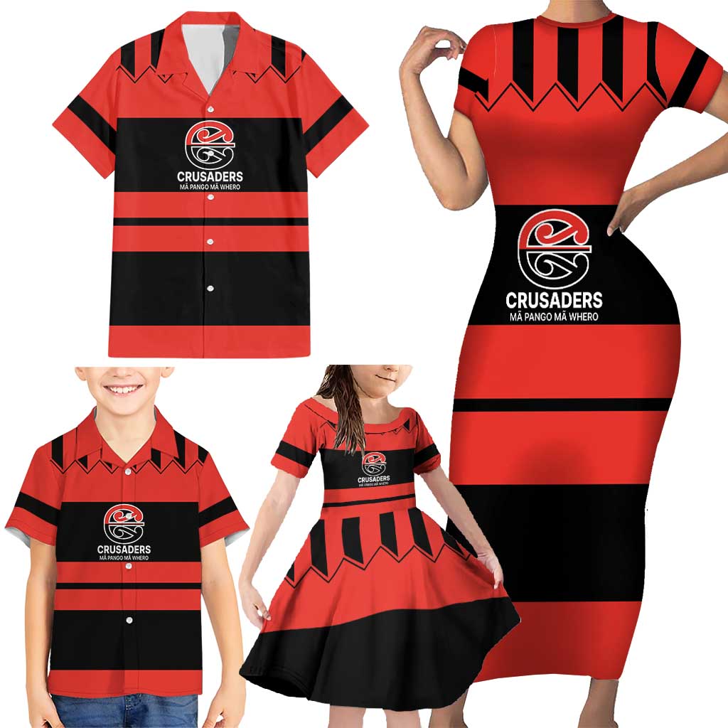 New Zealand Rugby Pacific Custom Family Matching Short Sleeve Bodycon Dress and Hawaiian Shirt Whatumoana Classic Retro 2025