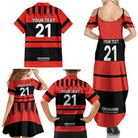 New Zealand Rugby Pacific Custom Family Matching Summer Maxi Dress and Hawaiian Shirt Whatumoana Classic Retro 2025
