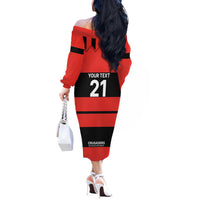 New Zealand Rugby Pacific Custom Off The Shoulder Long Sleeve Dress Whatumoana Classic Retro 2025