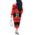 New Zealand Rugby Pacific Custom Off The Shoulder Long Sleeve Dress Whatumoana Classic Retro 2025