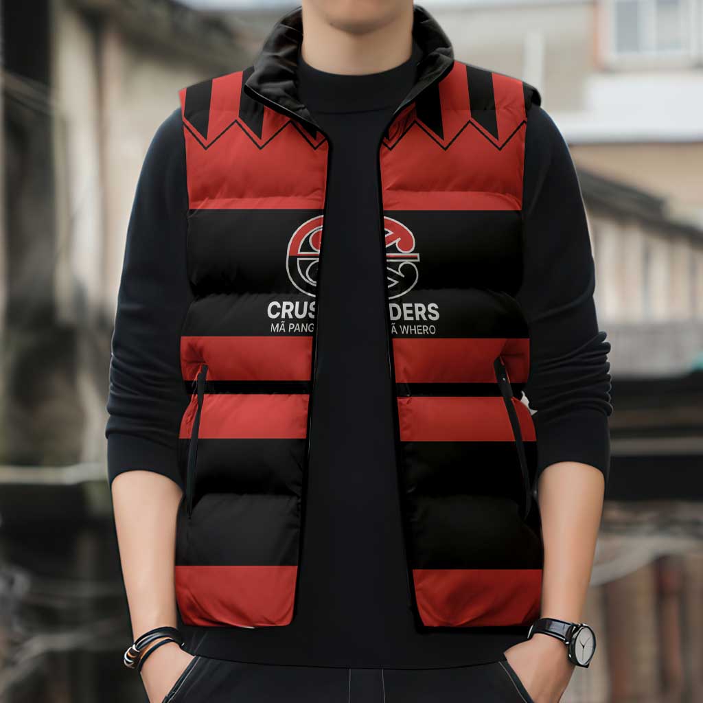 New Zealand Rugby Pacific Custom Sleeveless Puffer Jacket Whatumoana Classic Retro 2025 - Polynesian Pride