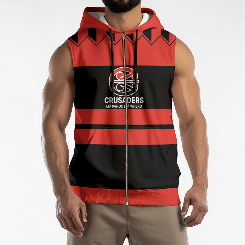 New Zealand Rugby Pacific Custom Sleeveless Zip Hoodie Whatumoana Classic Retro 2025 - Polynesian Pride