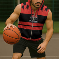 New Zealand Rugby Pacific Custom Sleeveless Zip Hoodie Whatumoana Classic Retro 2025 - Polynesian Pride