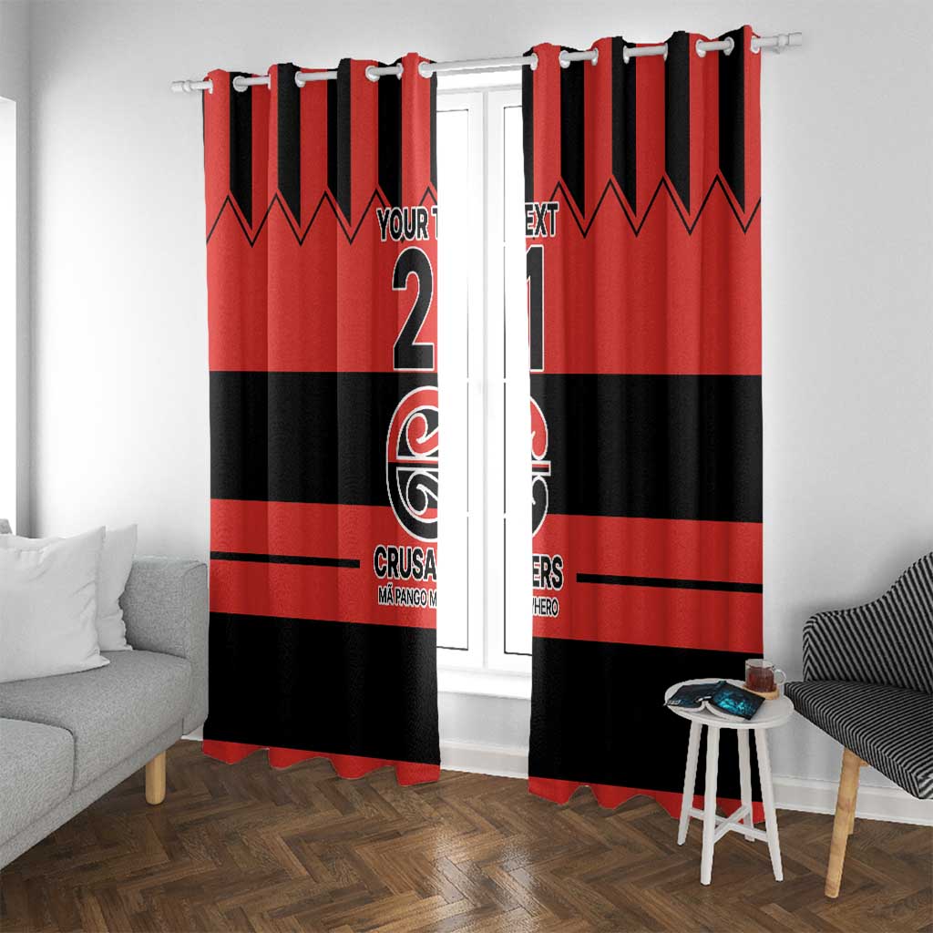 New Zealand Rugby Pacific Custom Window Curtain Whatumoana Classic Retro 2025