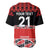 New Zealand Rugby Pacific Custom Baseball Jersey Whatumoana Maori Kowhaiwhai Pattern