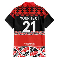 New Zealand Rugby Pacific Custom Family Matching Tank Maxi Dress and Hawaiian Shirt Whatumoana Maori Kowhaiwhai Pattern