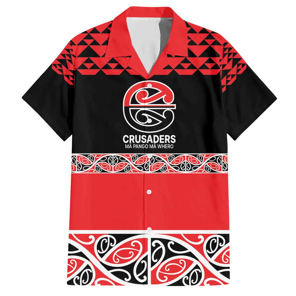 New Zealand Rugby Pacific Custom Hawaiian Shirt Whatumoana Maori Kowhaiwhai Pattern