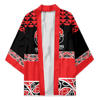 New Zealand Rugby Pacific Custom Kimono Whatumoana Maori Kowhaiwhai Pattern - Polynesian Pride