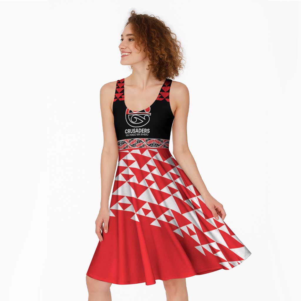 New Zealand Rugby Pacific Custom Midi Dress Whatumoana Maori Kowhaiwhai Pattern - Polynesian Pride