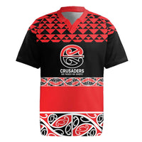 New Zealand Rugby Pacific Custom Rugby Jersey Whatumoana Maori Kowhaiwhai Pattern