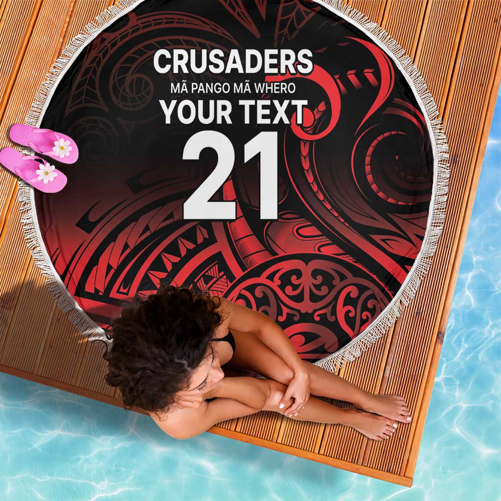 New Zealand Rugby Pacific Custom Beach Blanket Whatumoana Maori Tribal Tattoo