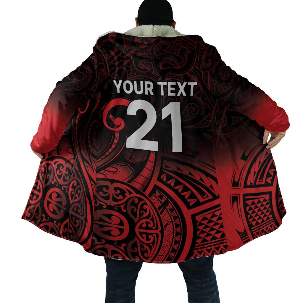 New Zealand Rugby Pacific Custom Cloak Whatumoana Maori Tribal Tattoo - Polynesian Pride