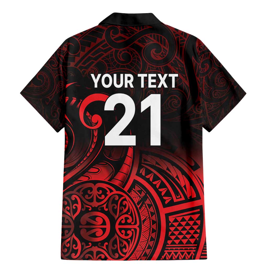New Zealand Rugby Pacific Custom Family Matching Mermaid Dress and Hawaiian Shirt Whatumoana Maori Tribal Tattoo
