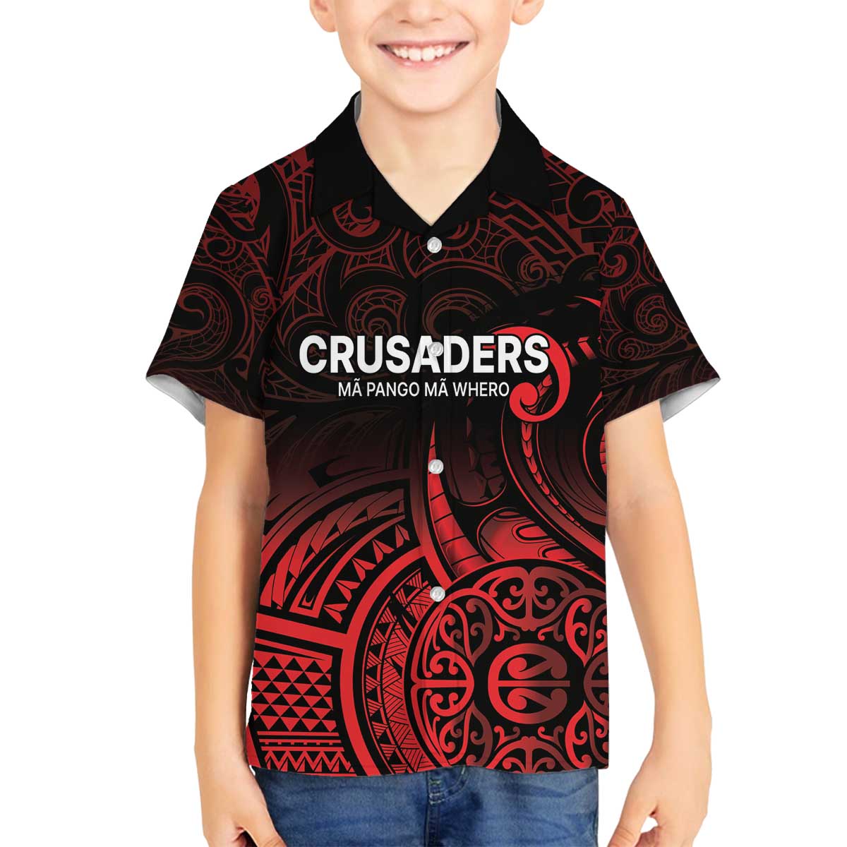 New Zealand Rugby Pacific Custom Family Matching Off The Shoulder Long Sleeve Dress and Hawaiian Shirt Whatumoana Maori Tribal Tattoo