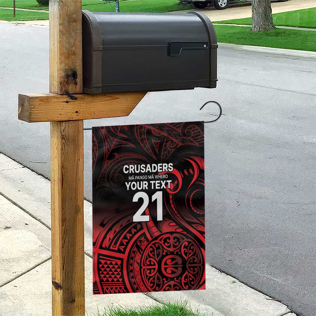 New Zealand Rugby Pacific Custom Garden Flag Whatumoana Maori Tribal Tattoo