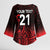 New Zealand Rugby Pacific Custom Kimono Sleeve Blouse Whatumoana Maori Tribal Tattoo - Polynesian Pride