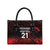 New Zealand Rugby Pacific Custom Leather Bag Whatumoana Maori Tribal Tattoo - Polynesian Pride