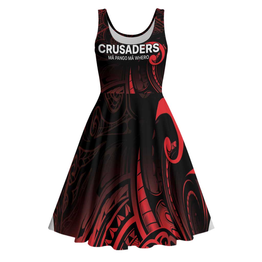 New Zealand Rugby Pacific Custom Midi Dress Whatumoana Maori Tribal Tattoo - Polynesian Pride