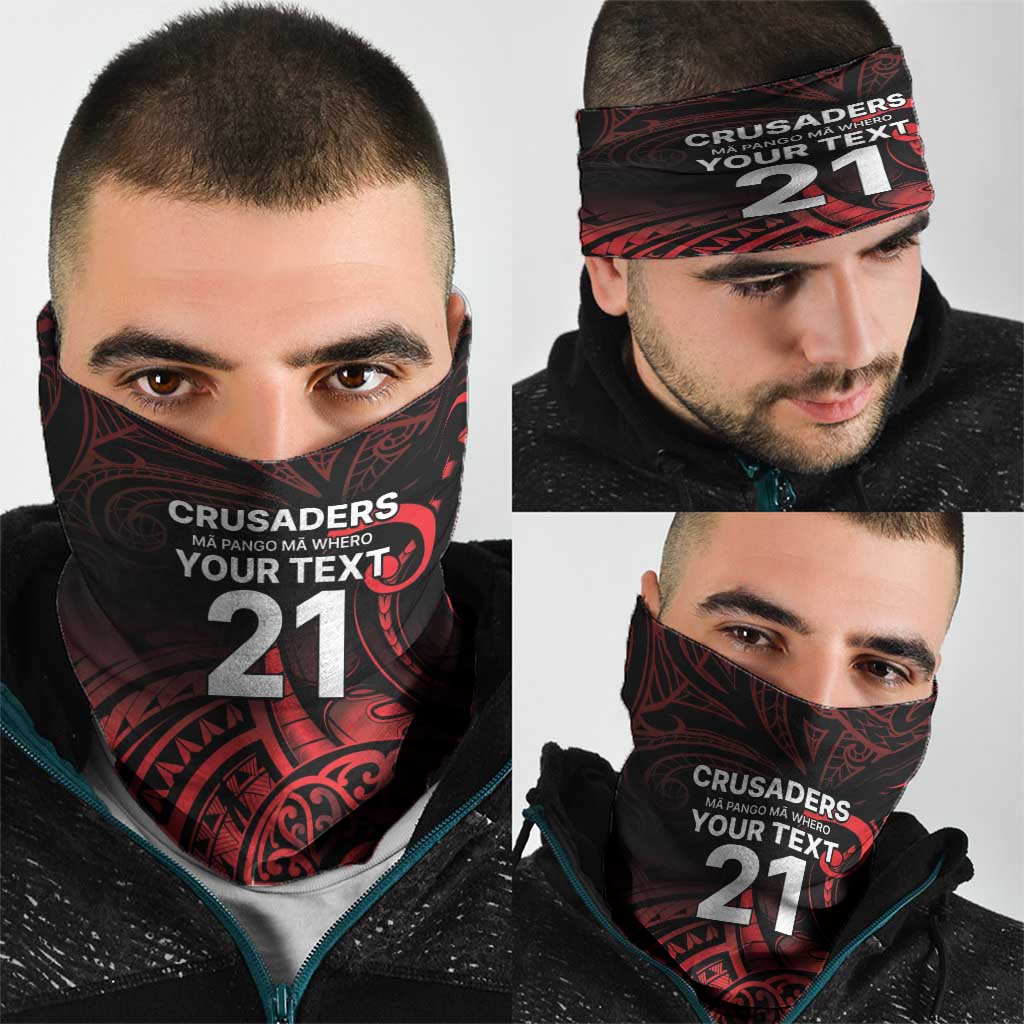 New Zealand Rugby Pacific Custom Neck Gaiter Whatumoana Maori Tribal Tattoo - Polynesian Pride