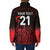 New Zealand Rugby Pacific Custom Padded Jacket Whatumoana Maori Tribal Tattoo - Polynesian Pride