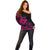 Polynesian Pride Plumeria Flowers Off Shoulder Sweater Polynesian Tribal Pink Vibe LT9 - Polynesian Pride