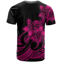 Polynesian Pride Plumeria Flowers T Shirt Polynesian Tribal Pink Vibe LT9 - Polynesian Pride