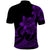 Polynesian Pride Plumeria Flowers Polo Shirt Polynesian Tribal Purple Vibe LT9 - Polynesian Pride