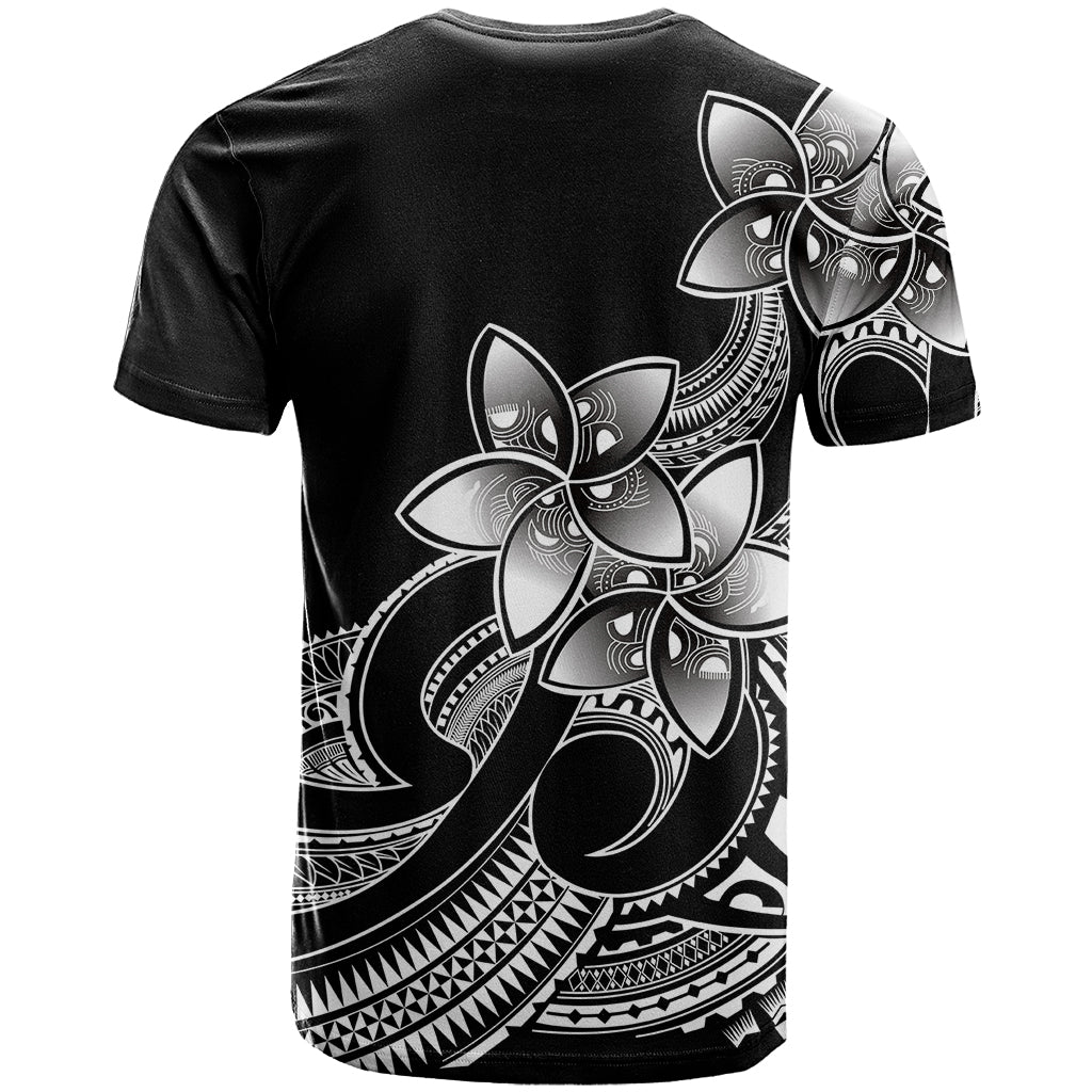 Polynesian Pride Plumeria Flowers T Shirt Polynesian Tribal White Vibe LT9 - Polynesian Pride